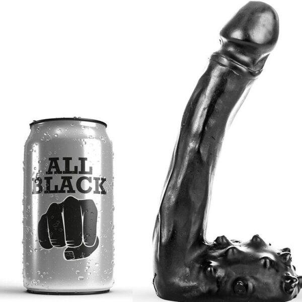 ALL BLACK - GODE RÉALISTE 19 CM