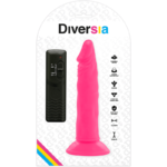 DIVERSIA - DILDO SOUPLE AVEC VIBRATION ROSE 23 CM -O- 4.3 CM – Image 9
