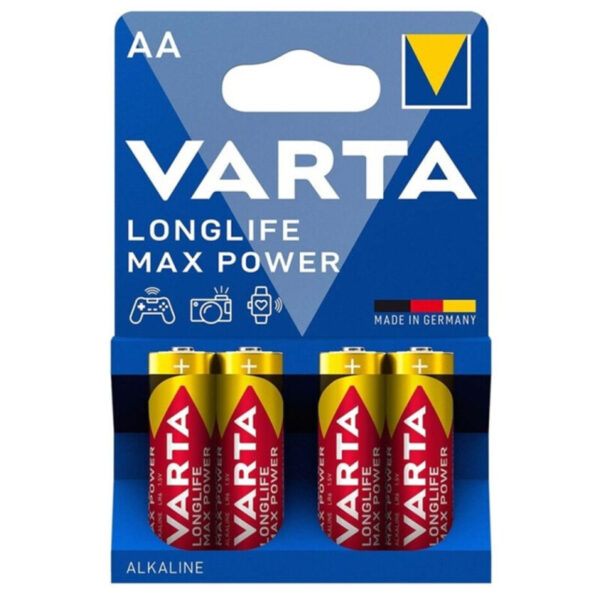 VARTA - MAX POWER PILE ALCALINE AA LR6 4 UNITÉ