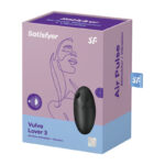 SATISFYER - STIMULATEUR ET VIBRATEUR VULVA LOVER 3 NOIR – Image 4