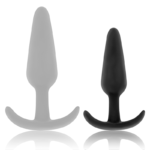 BLACK&SILVER - BOUCHON ANAL EN SILICONE HANSEL AVEC PETITE POIGNÉE – Image 3