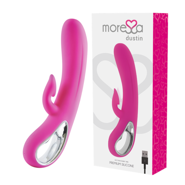MORESSA - DUSTIN ONDES STIMULANTES CLITORIALES ET VIBRATIONS PUISSANTES SILICONE PREMIUM RECHARGEABLE