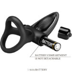 PRETTY LOVE - ANNEAU VIBRANT 10 VIBRATIONS SILICONE NOIR – Image 8