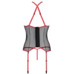 PASSION - CORSET SATARA LIGNE ÉROTIQUE ROUGE S/M – Image 4