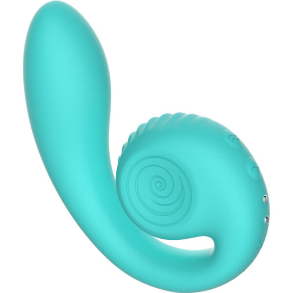 SNAIL VIBE - STIMULATEUR DOUBLE GIZI TURQUOISE