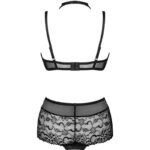 LIVCO CORSETTI FASHION - LINERA FOR THE SENSES COLLECTION SOUTIEN-GORGE + CULOTTE NOIR – Image 4