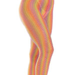 LEG AVENUE - BAS AU CROCHET MULTICOLORE – Image 4