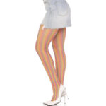 LEG AVENUE - BAS AU CROCHET MULTICOLORE – Image 3