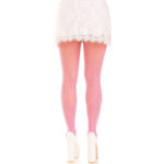 LEG AVENUE - BAS AVEC OUVERTURES COEUR & NOEUDS ROSE – Image 2