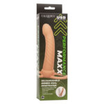 CALEXOTICS - MAXX DOUBLE PÉNÉTRATEUR NERVURÉ 10 VIBRATIONS FLESH – Image 11