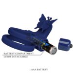 PRETTY LOVE - JAMELE DOUBLE ANNEAU AVEC VIBRATION & STIMULATEUR DE PAPILLON BLEU – Image 9