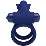 PRETTY LOVE - JAMELE DOUBLE ANNEAU AVEC VIBRATION & STIMULATEUR DE PAPILLON BLEU – Image 4