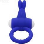 ARMONY - MS BUNNY ANNEAU VIBRATEUR SILICONE BLEU – Image 3