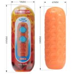 PRETTY LOVE - MASTURBATEUR POUR HOMME À DEUX BOULES ORANGE – Image 8