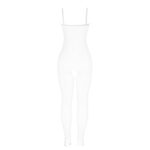 SUBBLIME - 951740 BODYSTOCKING RESILLE BLANCHE ENTREJAMBE AVEC NOEUDS TAILLE UNIQUE – Image 6