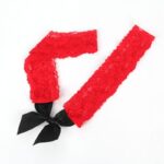 SUBBLIME - 952068 ROBE COURTE EN RÉSILLE AVEC COUTURES NOIRES ET ROUGES TAILLE UNIQUE – Image 4