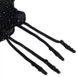 SUBBLIME - 952174 BODYSTOCKING RESILLE AVEC GANTS ET DIAMANTS NOIR TAILLE UNIQUE – Image 7