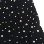 SUBBLIME - 952198 ROBE RESILLE AVEC DIAMANTS BRILLANTS NOIR TAILLE UNIQUE – Image 8
