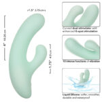 CALEXOTICS - PACIFICA FIJI VIBRATEUR & ESTIMULATEUR POINT G 10 VIBRATIONS AQUA – Image 7