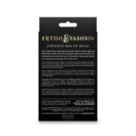 NS NOVELTIES - FETISH & FASHION CAPUCHE BOUCHE FERMÉE À FERMETURE ÉCLAIR NYLON BLANC – Image 3