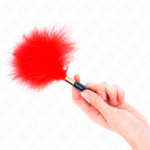 KINK - PLUMES CHACOULES EN MÉTAL ROUGE OR 18 CM – Image 2