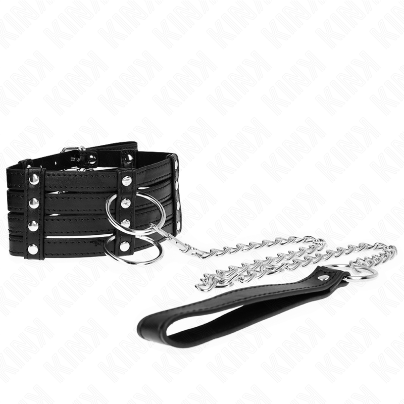 img_190807_5597ed4ef613399fb0a393173e2a0338_1 KINK - COLLIER AVEC CEINTURE 65 CM SUB STYLE AJUSTABLE 35-51 CM X 7 CM – Image 1