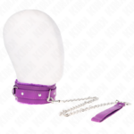 KINK - COLLIER AVEC LAISSE 65 CM AVEC RESTRICTIONS VIOLET 36-42 CM X 5,5 CM – Image 2
