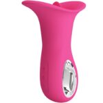 PRETTY LOVE - CLYDE VIBRATEUR ORAL LANGUE VIBRANTE 12 VIBRATIONS ROSE – Image 3