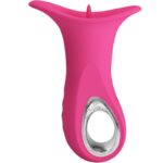PRETTY LOVE - CLYDE VIBRATEUR ORAL LANGUE VIBRANTE 12 VIBRATIONS ROSE – Image 4