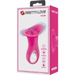 PRETTY LOVE - CLYDE VIBRATEUR ORAL LANGUE VIBRANTE 12 VIBRATIONS ROSE – Image 10