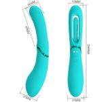 ROMANCE - VIBRATEUR POINT G LEXIE 7 VIBRATIONS BLEU – Image 8