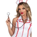 LEG AVENUE - COSTUME D'INFIRMIÈRE EN CHEF BLANC M/L – Image 5