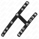 KINK - ANNEAU PÉNIS AVEC 3 SANGLES RÉGLABLES POUR DIVISEURS DE COUILLES – Image 4