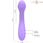 INTENSE - BECKY VIBRATEUR 19 CM CHAUFFANT 7 VIBRATIONS VIOLET – Image 6