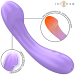 INTENSE - BECKY VIBRATEUR 19 CM CHAUFFANT 7 VIBRATIONS VIOLET – Image 2