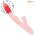 INTENSE - KAROL VIBRATEUR MULTIFONCTION POUSSÉE & STIMULATION & ASPIRATION ROUGE – Image 4
