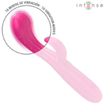 INTENSE - AMARA VIBRATEUR AVEC LANGUE STIMULANTE 10 VIBRATIONS ROSE – Image 4