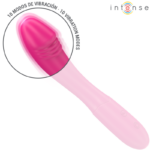 INTENSE - BELINDA VIBRATEUR 19 CM FLEXIBLE 10 VIBRATIONS ROSE – Image 4