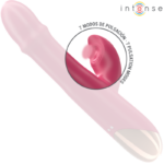 INTENSE - CHLOE VIBRATEUR MULTIFONCTION 3 EN 1 ROUGE – Image 4