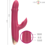 INTENSE - CHLOE VIBRATEUR MULTIFONCTION 3 EN 1 ROUGE – Image 6
