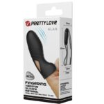 PRETTY LOVE - ALAN VIBRATEUR DE DOIGTS EN SILICONE NOIR – Image 9