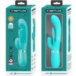 PRETTY LOVE - SHANIA TRIPLE RABBIT VIBRATEUR MULTIFONCTION 3 EN 1 BLEU – Image 10