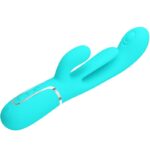 PRETTY LOVE - SHANIA TRIPLE RABBIT VIBRATEUR MULTIFONCTION 3 EN 1 BLEU – Image 5