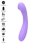 INTENSE - BECKY VIBRATEUR 19 CM CHAUFFANT 7 VIBRATIONS VIOLET