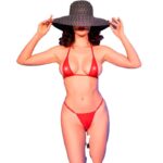 CHILIROSE - CR 4840 MICRO BIKINI ROUGE S/M – Image 2