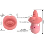 PRETTY LOVE - STIMULATEUR DE CLITORIS KYLEE TONGUE 10 VIBRATIONS ROSE NUDE – Image 7