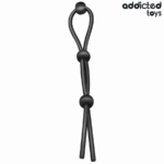 ADDICTED TOYS - CORDE EN SILICONE POUR LE PÉNIS À TRIPLE BOUCLE – Image 2