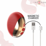 INTENSE - VIBRATEUR & STIMULATEUR MARIAH EN FORME DE U 10 VIBRATIONS ROUGE – Image 4