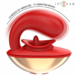 INTENSE - VIBRATEUR & STIMULATEUR MARIAH EN FORME DE U 10 VIBRATIONS ROUGE – Image 2