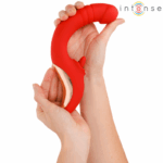 INTENSE - VIBRATEUR ET STIMULATEUR PAULINA EN FORME DE U ROUGE – Image 2
